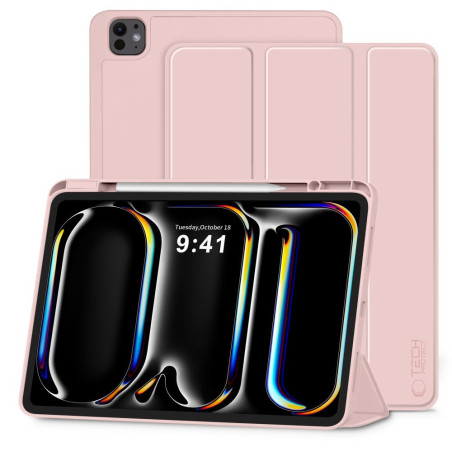 Tech-Protect SmartCase Pen pro iPad Pro 13” 2024-2025 - růžová