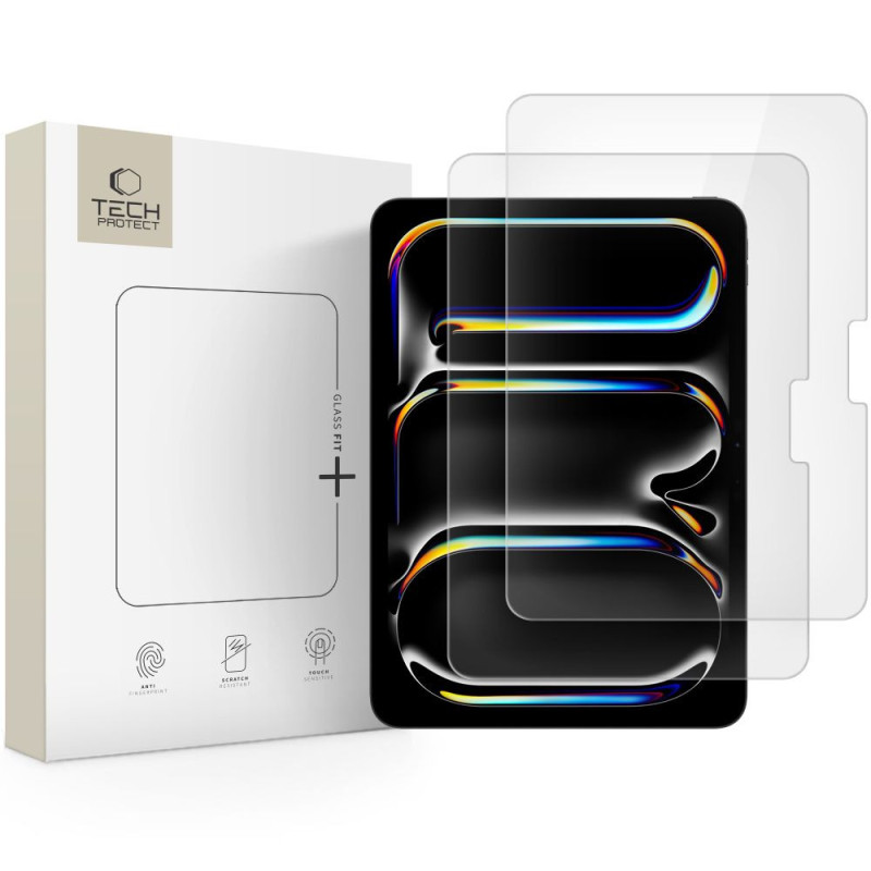 Ochranné sklo Tech-Protect GLASS FIT+ pro iPad Pro 11" 5/6/2024-2025 - čiré