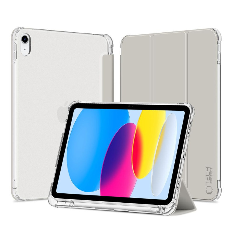 Pouzdro Tech-Protect SC PEN HYBRID pro iPad 10.9"/11" - crystal silver
