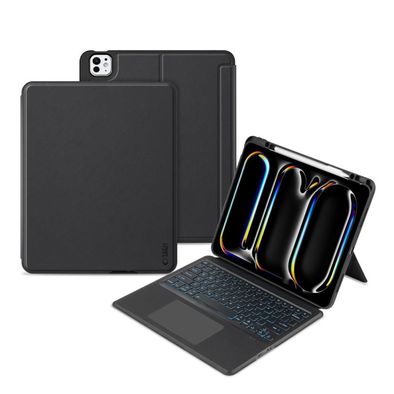 Pouzdro Tech-Protect SCMAG PEN + KEYBOARD IPAD PRO 13” 7 / 8 / 2024-2025 pro iPad Pro 13” - černá