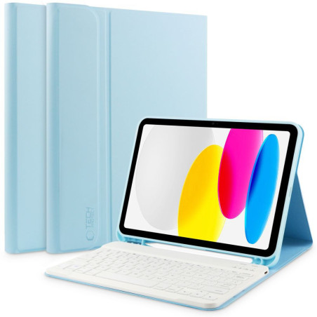 Pouzdro Tech-Protect SC Pen + Keyboard pro iPad - sky blue