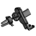 BASEUS SUYL-FK01 Cube Gravity držák telefonu do mřížky automobilu, se smajlíky, černý