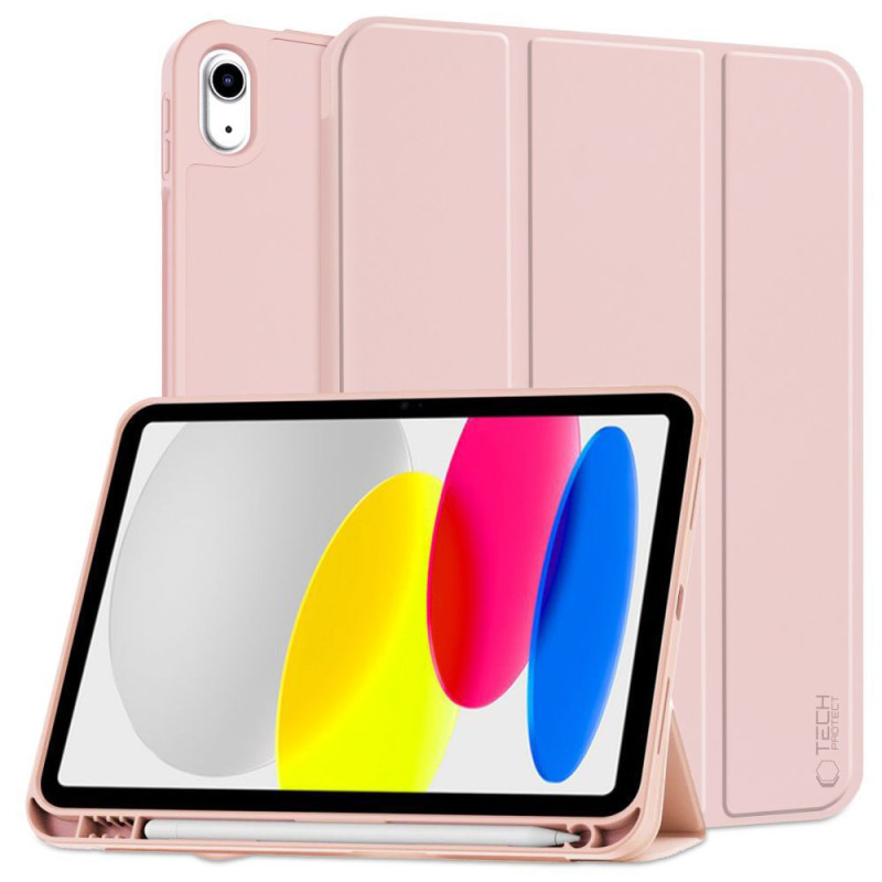 Pouzdro Tech-Protect SmartCase Pen pro iPad 10.9” / 10. 2022 / 11” / 11. 2025 - růžová