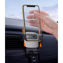 BASEUS SUYL-FK01 Cube Gravity držák telefonu do mřížky automobilu, se smajlíky, černý