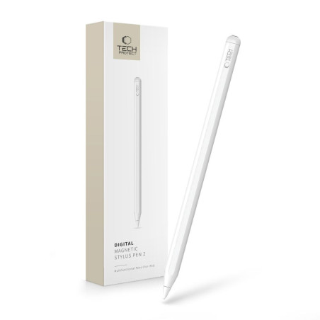 Stylus TECH-PROTECT DIGITAL MAGNETIC STYLUS PEN ”2” pro iPad - bí