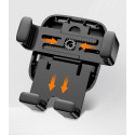 BASEUS SUYL-FK01 Cube Gravity držák telefonu do mřížky automobilu, se smajlíky, černý