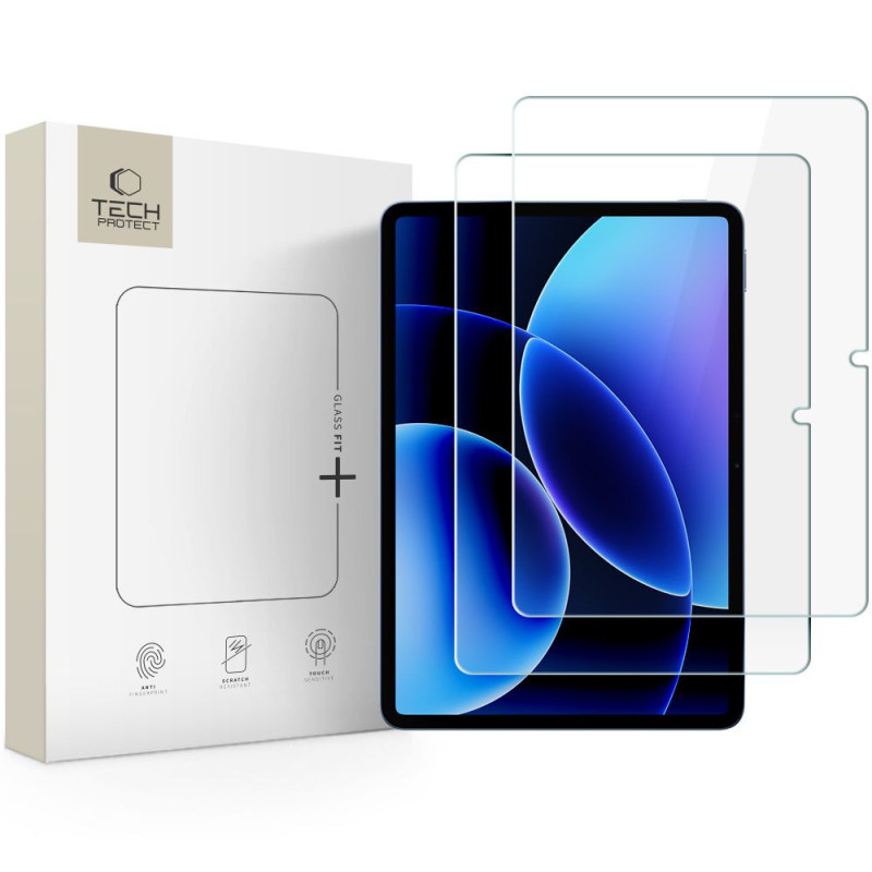 Ochranné sklo Tech-Protect GLASS FIT+ 2-Pack pro Xiaomi Pad 7 / 7 Pro / 8 / 8 Pro 11.2" - transparentní