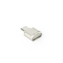 AG PREMIUM MCRT Miniaturní USB-C čtečka Micro SD karet, zlatá
