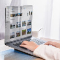 BASEUS SUZC-0S Papery Notebook Holder Stojánek pro MacBook Air/Pro 12"/13"/15,4"/16", Silver