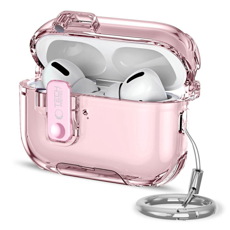 Pouzdro/ochranný kryt Tech-Protect BOUNCE PRO pro AirPods Pro 3 - růžová