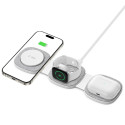Tech-Protect QI15W-A32 3v1 MagSafe nabíječka - šedá