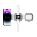 Tech-Protect QI15W-A32 3v1 MagSafe nabíječka - šedá