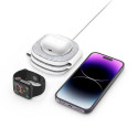 Tech-Protect QI15W-A32 3v1 MagSafe nabíječka - šedá