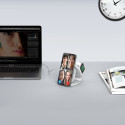 Tech-Protect QI15W-A32 3v1 MagSafe nabíječka - šedá