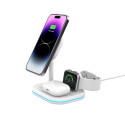 Tech-Protect QI15W-A27 3v1 MagSafe nabíječka - bílá