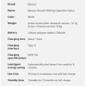 BASEUS SXBC000002 Smooth Writing Stylus pro iPad/iPad Pro (Active-mistouch verze), bílý