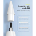 BASEUS SXBC010002 Smooth Writing Tips - hroty pro stylus, Apple Pencil kompatibilní, bílé, 2ks