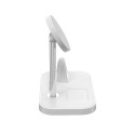 Tech-Protect QI15W-A22 3v1 MagSafe nabíječka - bílá