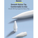 BASEUS SXBC010002 Smooth Writing Tips - hroty pro stylus, Apple Pencil kompatibilní, bílé, 2ks