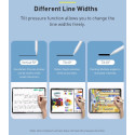 BASEUS SXBC010002 Smooth Writing Tips - hroty pro stylus, Apple Pencil kompatibilní, bílé, 2ks