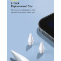 BASEUS SXBC010002 Smooth Writing Tips - hroty pro stylus, Apple Pencil kompatibilní, bílé, 2ks