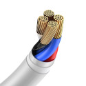 BASEUS TZCALZJ-02 Simple Wisdom Sada 2ks kabelů USB/Lightning 12W, 1,5m, bílý