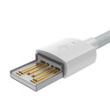 BASEUS TZCALZJ-02 Simple Wisdom Sada 2ks kabelů USB/Lightning 12W, 1,5m, bílý