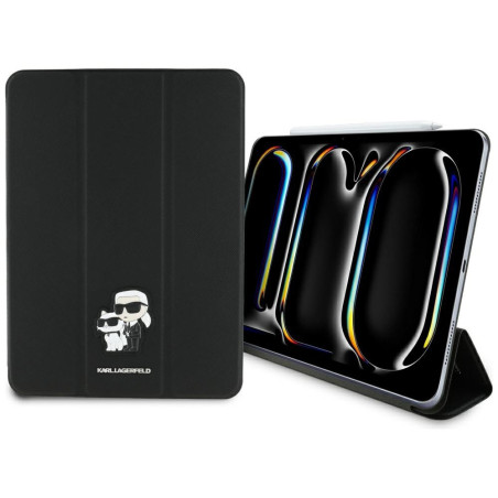 Pouzdro Karl Lagerfeld BOOK COVER pro iPad Pro 11" 2024 - černé