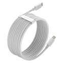 BASEUS TZCATLZJ-02 Simple Wisdom kabel USB-C/Lightning PD 20W, 1,5m, bílý, 2-pack