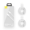 BASEUS TZCATLZJ-02 Simple Wisdom kabel USB-C/Lightning PD 20W, 1,5m, bílý, 2-pack