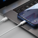 BASEUS TZCATLZJ-02 Simple Wisdom kabel USB-C/Lightning PD 20W, 1,5m, bílý, 2-pack
