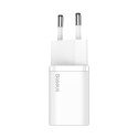 BASEUS TZCCSUP-B02 Super Si nabíječka s kabelem USB-C/Lightning a výkonem 20W, bílá