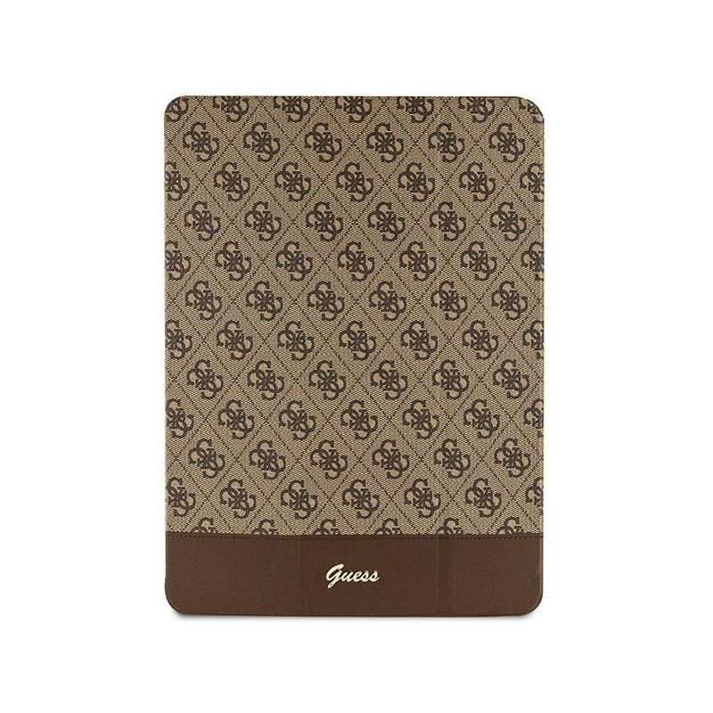 Kryt Guess 4G STRIPE pro iPad Pro 12.9" - hnědá