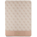 Pouzdro Guess 4G STRIPE pro iPad Pro 12.9" - růžová