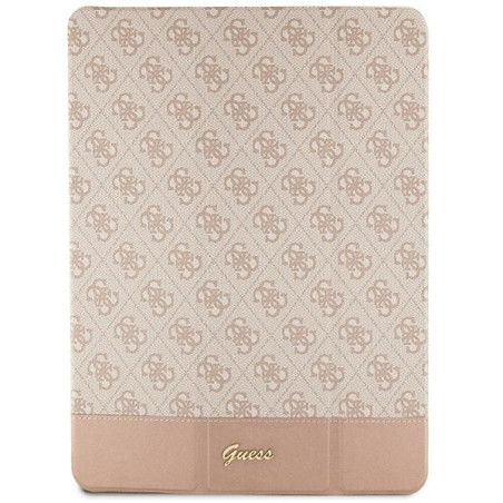Pouzdro Guess 4G STRIPE pro iPad Pro 12.9" - růžová