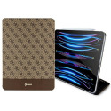 Kryt Guess 4G STRIPE pro iPad Pro 12.9" - hnědá
