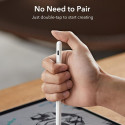 ESR Digital+ Magnetic stylus pro iPad – bílá