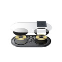 BASEUS TZWXJK-B01 Simple Turbo Bezdrátová nabíječka 2v1 pro iPhone a AirPods vč. adaptéru 24W, transparentní