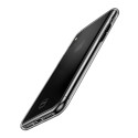 BASEUS WIAPIPH65-QA01 Silikonový kryt se šňůrkou pro iPhone XS Max, kouřově černý