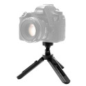 AG PREMIUM Mini teleskopický tripod se závitem 1/4" a čelistí pro telefon 4,5-7", černý