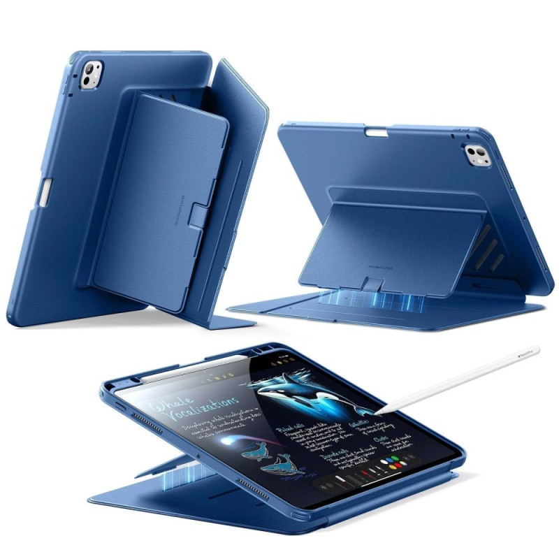 Pouzdro ESR FLIP HYBRID iPad PRO 13” 7 / 8 / 2024-2025 NAVY BLUE