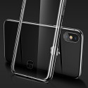 BASEUS WIAPIPH65-QA01 Silikonový kryt se šňůrkou pro iPhone XS Max, kouřově černý