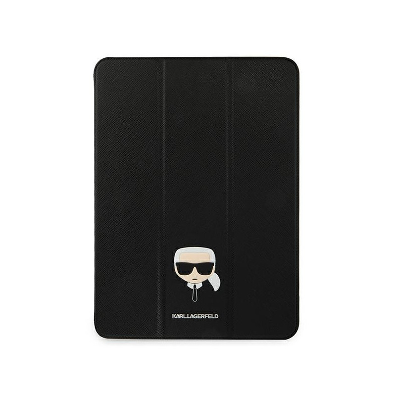 Pouzdro Karl Lagerfeld SAFFIANO KARL HEAD pro iPad Pro 11" (2021) - černé