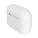 BASEUS WIAPPOD-CBZ02 Ultra tenký silikonový kryt pro Apple AirPods 3 (2021), bílý