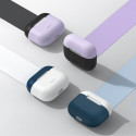 BASEUS WIAPPOD-CBZ02 Ultra tenký silikonový kryt pro Apple AirPods 3 (2021), bílý