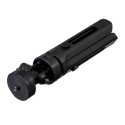 AG PREMIUM Mini teleskopický tripod se závitem 1/4" a čelistí pro telefon 4,5-7", černý
