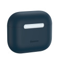 BASEUS WIAPPOD-CBZ03 Ultra tenký silikonový kryt pro Apple AirPods 3 (2021), tmavě modrý