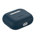 BASEUS WIAPPOD-CBZ03 Ultra tenký silikonový kryt pro Apple AirPods 3 (2021), tmavě modrý