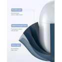 BASEUS WIAPPOD-CBZ03 Ultra tenký silikonový kryt pro Apple AirPods 3 (2021), tmavě modrý