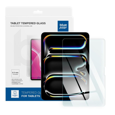 Ochranné sklo Blue Star 9H pro iPad Pro 11" (2024) modré